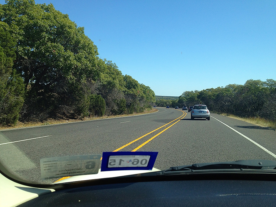 Motoring through the turns...