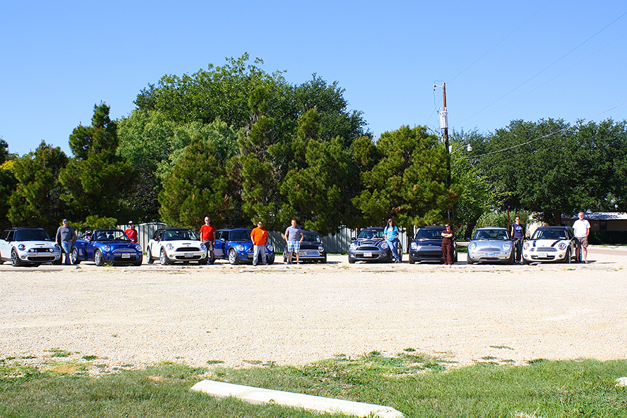 The drivers and their cars...