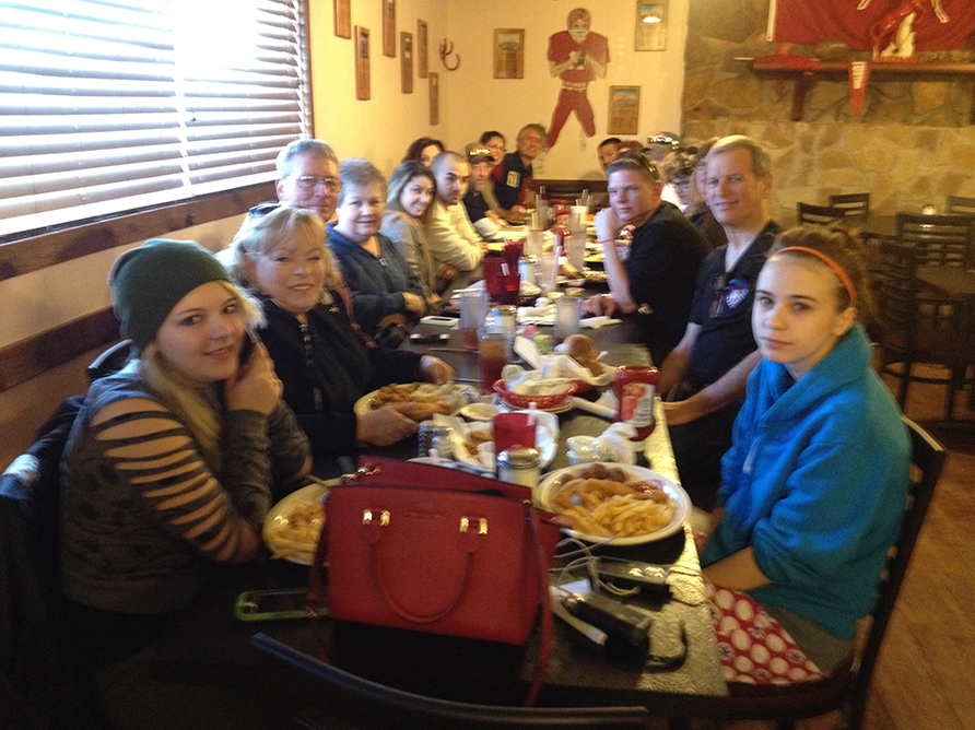 Good weather, good food, good friends!