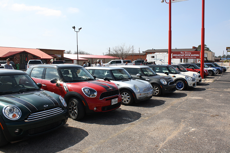 MINI ONLY parking at Buck's